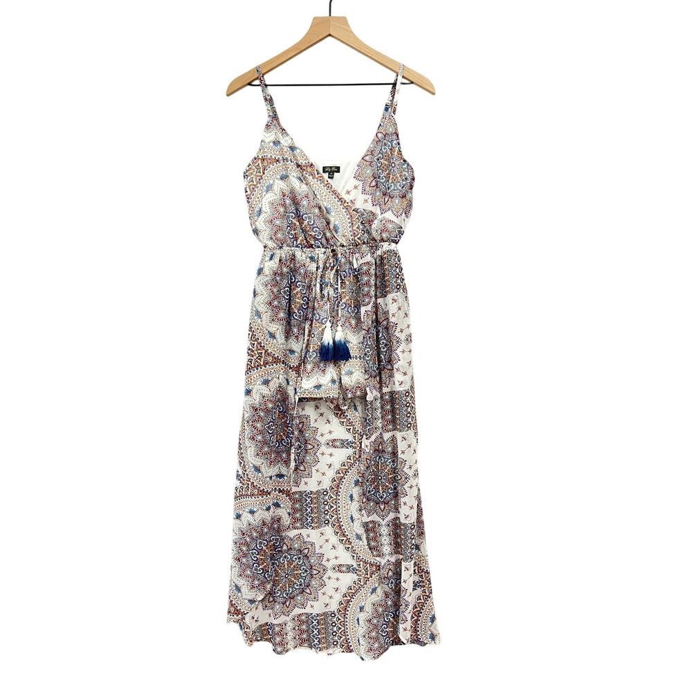 Lilly Rose High-Low‎ Romper XS Boho Festival Overskirt